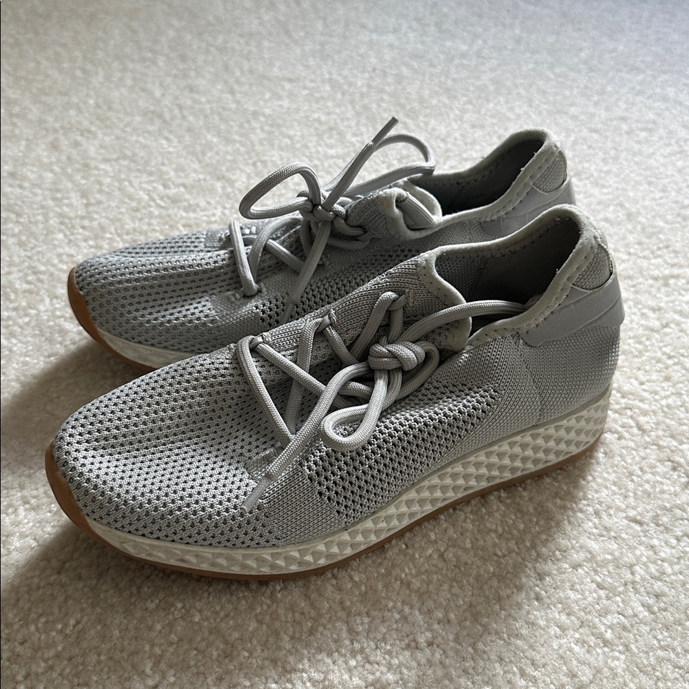 J Slides Gray Athletic Shoes
